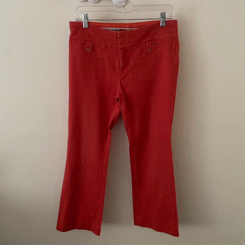 Anthropologie Cartonnier Crop and Flare Pants